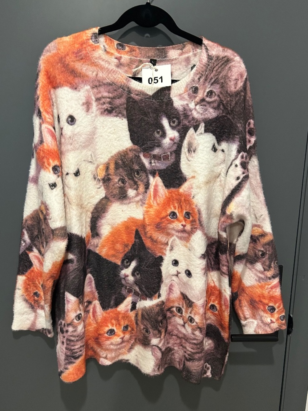 Super soft oversized cat sweater
